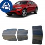 לרכב Mercedes Benz GLC Coupe SUV 2024 ציפוי חלונות שחורים רב פעמי סיליקון לחלונות קדמיים, אחוריים ולחלון האחורי