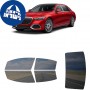 לרכב Mercedes Benz MaybachS-Class Sedan 2021 ציפוי חלונות שחורים רב פעמי סיליקון לחלונות קדמיים, אחוריים ולחלון האחורי