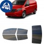 לרכב Mercedes Benz Metris 135 lnch Van 2016 ציפוי חלונות שחורים רב פעמי סיליקון לחלונות קדמיים, אחוריים ולחלון האחורי