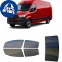 לרכב Mercedes Benz Sprinter 170 Inch Van 2019 ציפוי חלונות שחורים רב פעמי סיליקון לחלונות קדמיים, אחוריים ולחלון האחורי