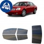 לרכב Mercuny Montego Sedan 2005 ציפוי חלונות שחורים רב פעמי סיליקון לחלונות קדמיים, אחוריים ולחלון האחורי