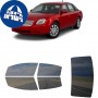 לרכב Mercuny Sable Sedan 2008 ציפוי חלונות שחורים רב פעמי סיליקון לחלונות קדמיים, אחוריים ולחלון האחורי