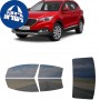 לרכב MG ZS 2017 ציפוי חלונות שחורים רב פעמי סיליקון לחלונות קדמיים, אחוריים ולחלון האחורי