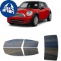 לרכב Mini Clubman TwodoorCoupe 2008 ציפוי חלונות שחורים רב פעמי סיליקון לחלונות קדמיים, אחוריים ולחלון האחורי