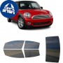 לרכב Mini Cooper 2008 ציפוי חלונות שחורים רב פעמי סיליקון לחלונות קדמיים, אחוריים ולחלון האחורי