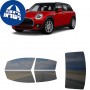 לרכב Mini COOPER CLUBMAN (four doors) 2018 ציפוי חלונות שחורים רב פעמי סיליקון לחלונות קדמיים, אחוריים ולחלון האחורי
