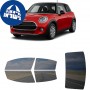 לרכב Mini Cooper Hatchback 2015 ציפוי חלונות שחורים רב פעמי סיליקון לחלונות קדמיים, אחוריים ולחלון האחורי