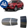 לרכב Mitsubishi Eclipse Cross ES 2022 ציפוי חלונות שחורים רב פעמי סיליקון לחלונות קדמיים, אחוריים ולחלון האחורי