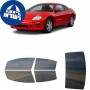 לרכב Mitsubishi Eclipse TwodoorCoupe 2000 ציפוי חלונות שחורים רב פעמי סיליקון לחלונות קדמיים, אחוריים ולחלון האחורי
