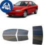 לרכב Mitsubishi Mirage TwodoorCoupe 1997 ציפוי חלונות שחורים רב פעמי סיליקון לחלונות קדמיים, אחוריים ולחלון האחורי
