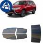 לרכב Mitsubishi Outlander 2020 ציפוי חלונות שחורים רב פעמי סיליקון לחלונות קדמיים, אחוריים ולחלון האחורי