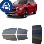 לרכב Mitsubishi Outlanderphev Phev 2023 ציפוי חלונות שחורים רב פעמי סיליקון לחלונות קדמיים, אחוריים ולחלון האחורי