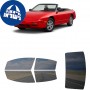 לרכב Nissan 240SX TwodoorConvertible 1993 ציפוי חלונות שחורים רב פעמי סיליקון לחלונות קדמיים, אחוריים ולחלון האחורי