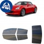לרכב Nissan 370Z TwodoorConvertible 2010 ציפוי חלונות שחורים רב פעמי סיליקון לחלונות קדמיים, אחוריים ולחלון האחורי
