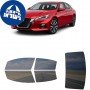 לרכב Nissan Altima 2020 ציפוי חלונות שחורים רב פעמי סיליקון לחלונות קדמיים, אחוריים ולחלון האחורי