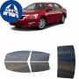 לרכב Nissan Altima Sedan 2013 ציפוי חלונות שחורים רב פעמי סיליקון לחלונות קדמיים, אחוריים ולחלון האחורי