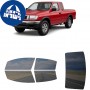 לרכב Nissan Frontier ExtdPickup 1998 ציפוי חלונות שחורים רב פעמי סיליקון לחלונות קדמיים, אחוריים ולחלון האחורי