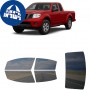 לרכב Nissan Frontier S 2021 ציפוי חלונות שחורים רב פעמי סיליקון לחלונות קדמיים, אחוריים ולחלון האחורי