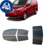 לרכב Nissan NV200 2014 ציפוי חלונות שחורים רב פעמי סיליקון לחלונות קדמיים, אחוריים ולחלון האחורי