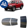 לרכב Nissan Pathfinder 1996 ציפוי חלונות שחורים רב פעמי סיליקון לחלונות קדמיים, אחוריים ולחלון האחורי