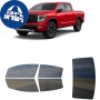 לרכב Nissan Titan PRO-4X 2021 ציפוי חלונות שחורים רב פעמי סיליקון לחלונות קדמיים, אחוריים ולחלון האחורי
