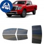 לרכב Nissan TitanXD 2021 ציפוי חלונות שחורים רב פעמי סיליקון לחלונות קדמיים, אחוריים ולחלון האחורי