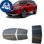 לרכב Nissan X-Trail 2023 ציפוי חלונות שחורים רב פעמי סיליקון לחלונות קדמיים, אחוריים ולחלון האחורי