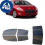 לרכב Peugeot 508 2011 ציפוי חלונות שחורים רב פעמי סיליקון לחלונות קדמיים, אחוריים ולחלון האחורי