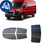 לרכב Peugeot Boxer 2018 ציפוי חלונות שחורים רב פעמי סיליקון לחלונות קדמיים, אחוריים ולחלון האחורי
