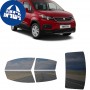 לרכב Peugeot Rifter 2019 ציפוי חלונות שחורים רב פעמי סיליקון לחלונות קדמיים, אחוריים ולחלון האחורי