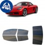 לרכב Porsche 718 Boxster 2017 ציפוי חלונות שחורים רב פעמי סיליקון לחלונות קדמיים, אחוריים ולחלון האחורי