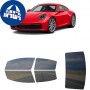 לרכב Porsche 911 2021 ציפוי חלונות שחורים רב פעמי סיליקון לחלונות קדמיים, אחוריים ולחלון האחורי