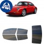 לרכב Porsche 911 Carrera 1998 ציפוי חלונות שחורים רב פעמי סיליקון לחלונות קדמיים, אחוריים ולחלון האחורי