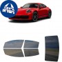 לרכב Porsche 911 Edition5oYearsPorscheDesign 2022 ציפוי חלונות שחורים רב פעמי סיליקון לחלונות קדמיים, אחוריים ולחלון האחורי