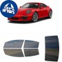 לרכב Porsche 911 R 2017 ציפוי חלונות שחורים רב פעמי סיליקון לחלונות קדמיים, אחוריים ולחלון האחורי