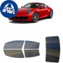 לרכב Porsche 911 Targa 4 2020 ציפוי חלונות שחורים רב פעמי סיליקון לחלונות קדמיים, אחוריים ולחלון האחורי