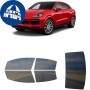 לרכב Porsche Cayenne Coupe 2019 ציפוי חלונות שחורים רב פעמי סיליקון לחלונות קדמיים, אחוריים ולחלון האחורי
