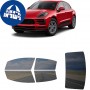 לרכב Porsche Macan 2020 ציפוי חלונות שחורים רב פעמי סיליקון לחלונות קדמיים, אחוריים ולחלון האחורי
