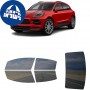 לרכב Porsche Macan 2022 ציפוי חלונות שחורים רב פעמי סיליקון לחלונות קדמיים, אחוריים ולחלון האחורי