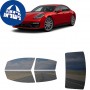 לרכב Porsche Panamera Turbo 2020 ציפוי חלונות שחורים רב פעמי סיליקון לחלונות קדמיים, אחוריים ולחלון האחורי