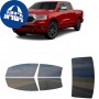 לרכב RAM 1500 Limited 2022 ציפוי חלונות שחורים רב פעמי סיליקון לחלונות קדמיים, אחוריים ולחלון האחורי