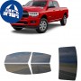לרכב RAM 2500 Laramie 2021 ציפוי חלונות שחורים רב פעמי סיליקון לחלונות קדמיים, אחוריים ולחלון האחורי
