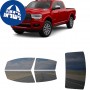 לרכב RAM 2500 Limited 2022 ציפוי חלונות שחורים רב פעמי סיליקון לחלונות קדמיים, אחוריים ולחלון האחורי