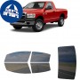 לרכב Ram 2500 Two-door 2009 ציפוי חלונות שחורים רב פעמי סיליקון לחלונות קדמיים, אחוריים ולחלון האחורי