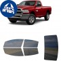 לרכב Ram 2500 Two-door 2013 ציפוי חלונות שחורים רב פעמי סיליקון לחלונות קדמיים, אחוריים ולחלון האחורי