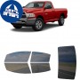 לרכב Ram 3500 Two-door 2010 ציפוי חלונות שחורים רב פעמי סיליקון לחלונות קדמיים, אחוריים ולחלון האחורי