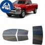 לרכב Ram 25003500 PU 2012 ציפוי חלונות שחורים רב פעמי סיליקון לחלונות קדמיים, אחוריים ולחלון האחורי