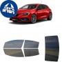 לרכב RAM Megane R.S. Trophy R 2020 ציפוי חלונות שחורים רב פעמי סיליקון לחלונות קדמיים, אחוריים ולחלון האחורי