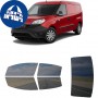לרכב Ram ProMaster City PromasterCity 2015 ציפוי חלונות שחורים רב פעמי סיליקון לחלונות קדמיים, אחוריים ולחלון האחורי