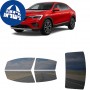 לרכב Renault Arkana Iconic 2022 ציפוי חלונות שחורים רב פעמי סיליקון לחלונות קדמיים, אחוריים ולחלון האחורי